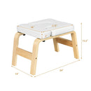 Yoga Headstand Wood Stool with PVC Pads by LJGDeals