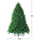 6 Feet Unlit Artificial Christmas Tree with 1250 Branch Tips by LJGDeals