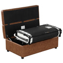 Twin Size Folding Ottoman Sleeper Bed With Mattress Convertible Guest Bed by HouseOfZazla