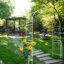 Metal Garden Arch Garden Arbor Trellis Climbing Plants Support Rose Arch Outdoor Arch by HouseOfZazla