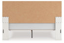 Zuraleus - Upholstered Panel Platform Bed With Roll Slats