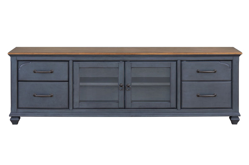 TV Stand For TVs Up To 90" - Blue, photo 7 of 7