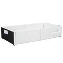 Platform Bed With Guardrail And Charging Station by HouseOfZazla