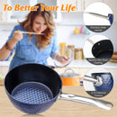 CasaFoyer 18cm Induction Saucepan with Lid - 1.5L Non-Stick Milk Pan