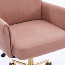 Ergonomic Mid-Back Office Chair With Striped Fabric