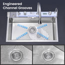 Pull-out Faucet Single Bowl Sink - 30"x18"