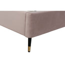 Crosby - Bed With Upholstered Headboard And Slats by HouseOfZazla