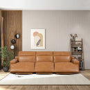Urbana - Triple Power Recliner Sofa - Tan by HouseOfZazla