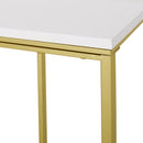 Modern Glam C-Shape End Table