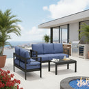 Outdoor Patio Set, All-Weather With Thick Cushions by HouseOfZazla