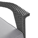 The Contoured All-Weather Wicker Loveseat by Christopher Knight Home