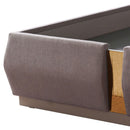 Lorenzo - Queen Size Tufted Upholstered Bed - Gray by HouseOfZazla