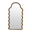 Wood Mirror With Unique Frame - Brown by Unique Piece Furniture