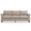 70 inch 3 Seater Loveseat Sofa, Mid Century Modern Couches for Living Room, Button Tufted Sofa