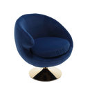 360 Degree Swivel Cuddle Barrel Accent Chairs, Round Armchairs with Wide Upholstered, Fluffy Fabric Chair for Living Room, Bedroom, Office, Waiting Rooms