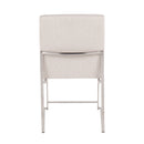 Fuji - Contemporary High Back Dining Chair, Modern Elegance (Set of 2)