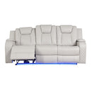 Benz - Power Reclining Sofa With LED Lighting
