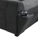 U Shaped Sectional Sofa 6 Seat Couch Set With Oversized Ottoman, Hidden Armrest Storage And Cup Holders USB Charging Ports Wide Seat Sofa by HouseOfZazla