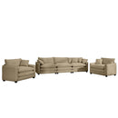 Elegant Oversized Sectional Sofa Set With Deep Seats And Flexible Layout by HouseOfZazla