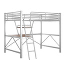 Loft Bed With Desk And Shelf, Modern Design by HouseOfZazla