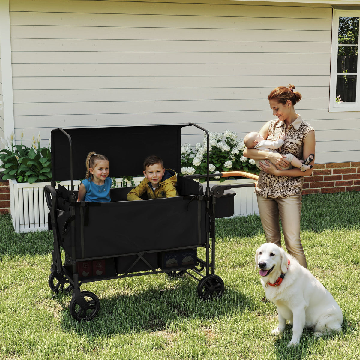 Wagon Stroller for 2 Kids, photo 3 of 10