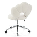 360Swivel Height Adjustable,Swivel Chair,Teddy fabric,home office chair