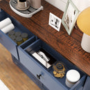 Double Tilt Out Trash Cabinet With Hideaway Drawer And Barn Door Style by HouseOfZazla