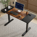 55"×24" Black & Rustic Electric Standing Desk
