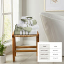 Decorative Cotton Stripe Bath Towel Set - Noelle Collection by Great Bay Home