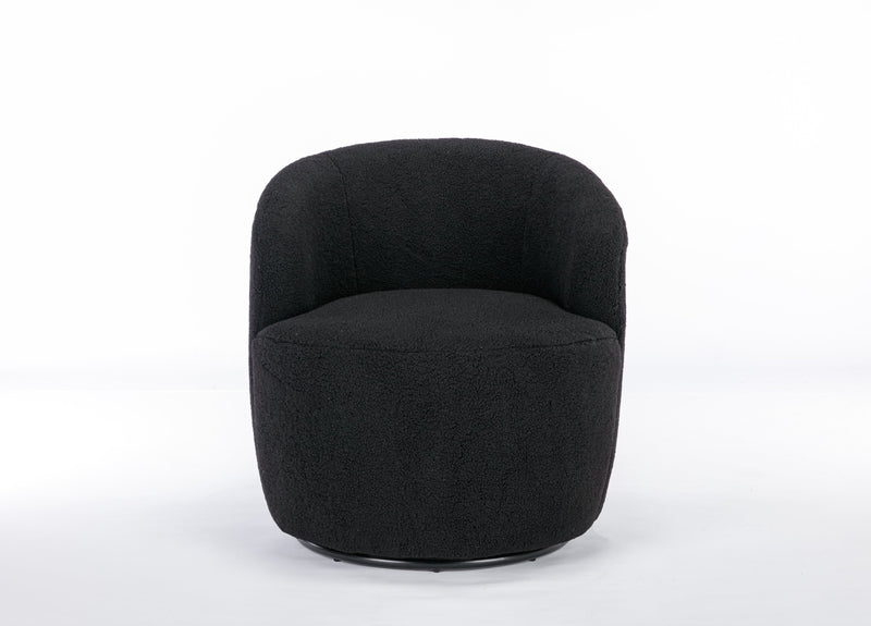 Walker Edison | Teddy Swivel Barrel Accent Chair