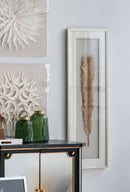 Leaf Framed Wall Art, Wall Decor For Living Room Dining Room Office Bedroom - Gold by HouseOfZazla