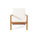 3 Piece Outdoor Chat Set With Table And 2 Adirondack Chairs - White / Brown Patina by HouseOfZazla