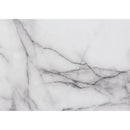 Moon - Marble Nightstand With LED - White