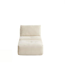 Single Chaise Longue With Movable Ottoman For Living Room by HouseOfZazla