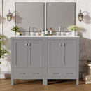Space Saving Bathroom Vanity With Integrated Ceramic Sink
