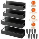 Magnetic Spice Rack with 8 Removable Hooks for Kitchen by LJGDeals