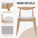 Elegant Dining Chairs With Ergonomic Backrest & Comfort Cushions (Set of 2)
