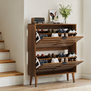 Medieval - Independent Shoe Cabinet With 2 Flip Drawers by Unique Piece Furniture