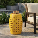 12" Outdoor Iron Side Table