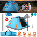 4-5 Person Camping Tent Outdoor Foldable Waterproof Tent with 2 Mosquito Nets Windows Carrying Bag for Hiking Climbing Adventure Fishing by GBruno Store