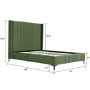 Promenade - Bed With Upholstered Headboard And Slats by HouseOfZazla