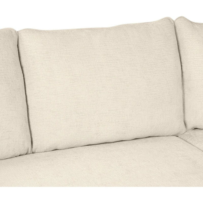 90" Pull Out Sleeper Sofa L-Shaped Couch Convertible Sofa Bed with Storage Chaise, Storage Racks and USB Ports (SG001340AA), Beige