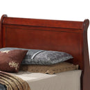 Upholstered Panel Sleigh Bed Design by HouseOfZazla