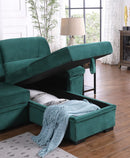 Kipling - Reversible Sleeper Sectional Sofa Chaise by HouseOfZazla