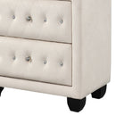 Sophia - 2 Drawer Upholstered Nightstand