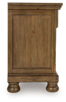 Feddinger - Two Drawer Night Stand - Medium Brown
