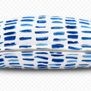 2 Pack Outdoor Lumbar Pillow Covers - Blue Dash