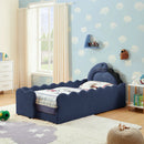 Cute Dinosaur Shaped Bed With Safety Guardrail, Toddler Frame by Unique Piece Furniture