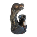 Decorative Water Foutain With Otter Design, With Light And Pump, For Indoor And Outdoor - Brown by HouseOfZazla