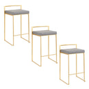 Fuji - Contemporary / Glam Design Counter Stool (Set of 2) by Unique Piece Furniture